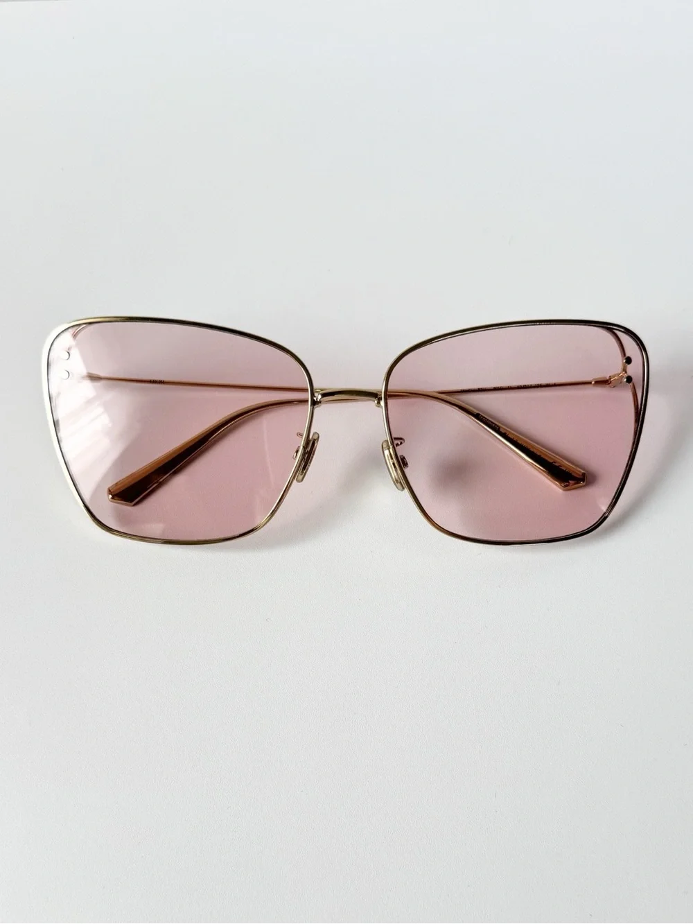 Dior MissDior Gold Pink Butterfly Sunglasses